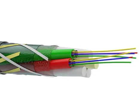 装甲光ファイバーケーブル: 保護レベルと使用例