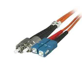 SC UPC - FC UPC シンプレックスまたはデュプレックス 2.0mm PVC または LSZH 10G OM4 マルチモード光ファイバ パッチコード